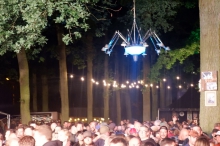 Spin fantasie lamp handgemaakt op festival Nummer34.com